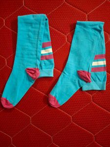 Striped Knee High Socks