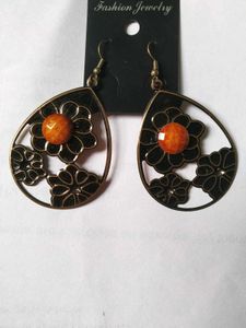 Boho Flower Drop Earrings