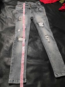 Grey Rugged Jeans