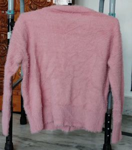 Fluffy Pink Cardigan