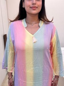 Rainbow Kurta Set
