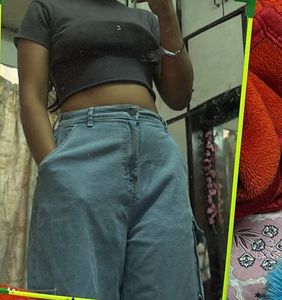 Light Wash Cargo Pants