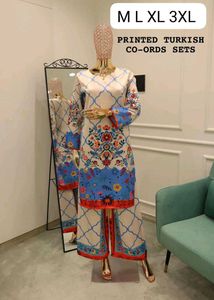 Printed Turkish Co-ords Set