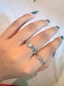Silver Rings Set