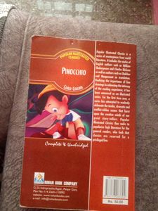 Vintage Pinocchio Book 2002 By Carlo Collodi