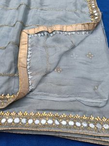 Gray Heavy Saree