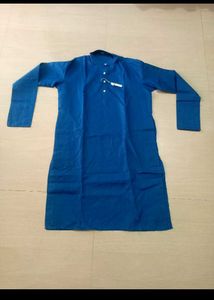 Men's Rama Blue Kurta - 40