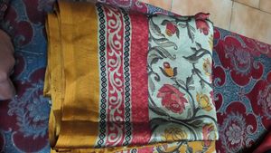 Red &amp; Gold Fabric