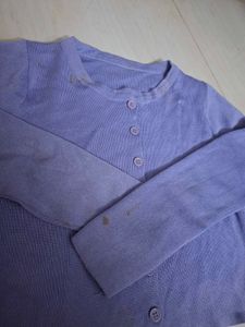 Trendy Lavender Cardigan