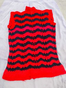 Beautiful Red Knitted Top