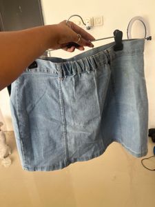 Denim Mini Skirt