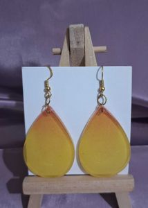 Dangle Handmade resin Earrings