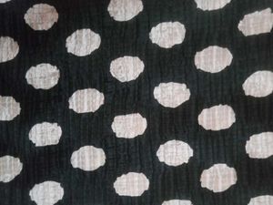 Polka Dot Sleeveless Top Stretchable Polysilk
