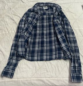 Zara Essentials Plaid Shirt