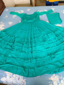 sea green gown