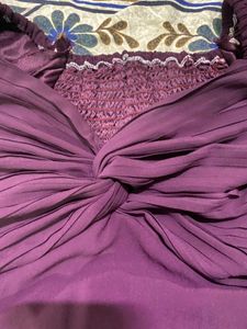 Purple Midi Dress For Women