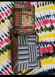 Unique Patterned Tote Bag Set