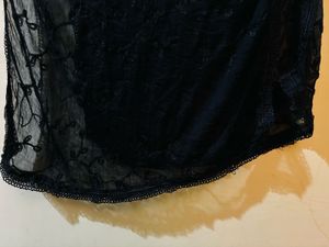 ₹100 Netted Black Dupatta