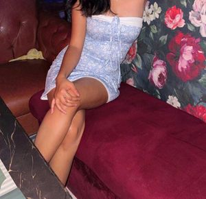 Blue Floral Mini Dress