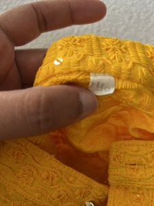 Fixed price Men’s ethnic yellow Kurta