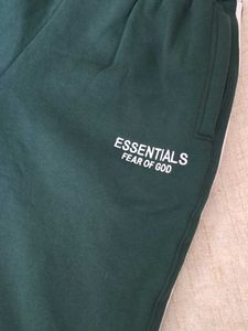 Essentials Fear of God Green Sweatpants