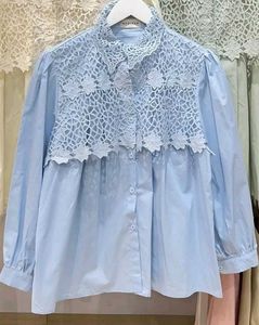 A Beautiful Woman's Blue shirt