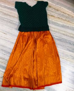 Traditional Pattu Pavadai Set