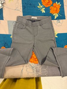 Skinny Grey Jeggings With Pockets | Brand New