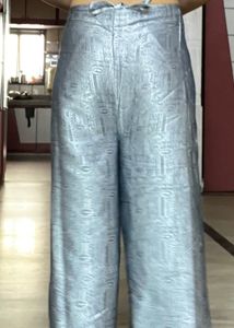 Silver Thai-Style Dhoti Pants - Unique &amp; Trendy