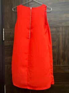 Red Shift Dress