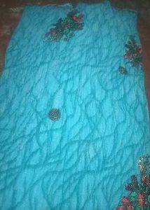Elegant Blue Saree