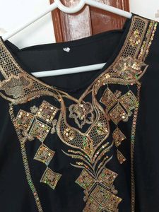 Black Abaya Strecheble