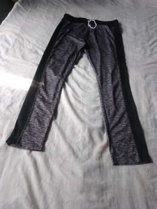 Athletic Leggings - Grey &amp; Black
