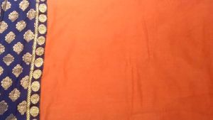 Elegant Orange Saree