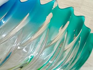 Mikasa Walther Glass Frosted Germany Display Bowl