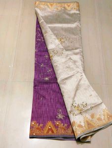Elegant Purple Saree