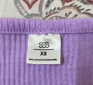 Lavendar Crop Top 💟