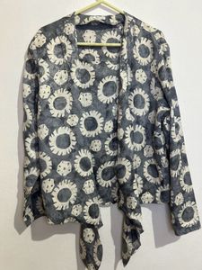 Stylish Tie-Front Blouse