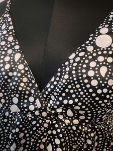 Satin Polka Dot Dress