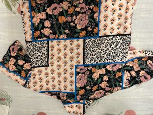 Floral Patchwork Top (Never worn)