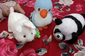 3 Soft Toy Set Very Fluffy