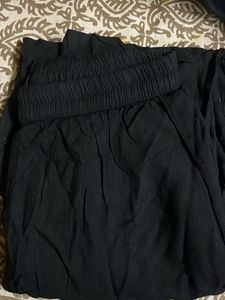 Elegant Black Printed Kurta And Pant