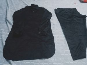 Black Pathani Suit For Boys