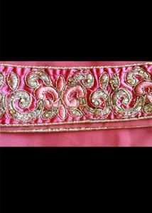 Pink Embroidered Dupatta