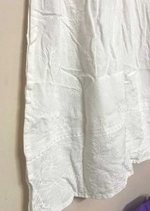 White Embroidered Kurta🤍