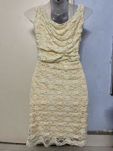 Pintrest Elegant Lace Mini Dress