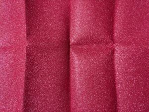 Pink Glittery Foam Craft Fabric