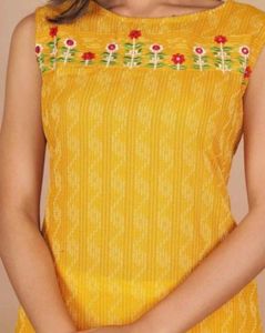Yellow Kurti (M) Size