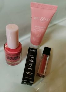 DOT &amp; KEY Facewash + RENEE Lipstick + NAILPAINT