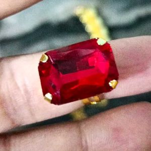 Elegant Ruby Red 4-Piece Jewelry Set